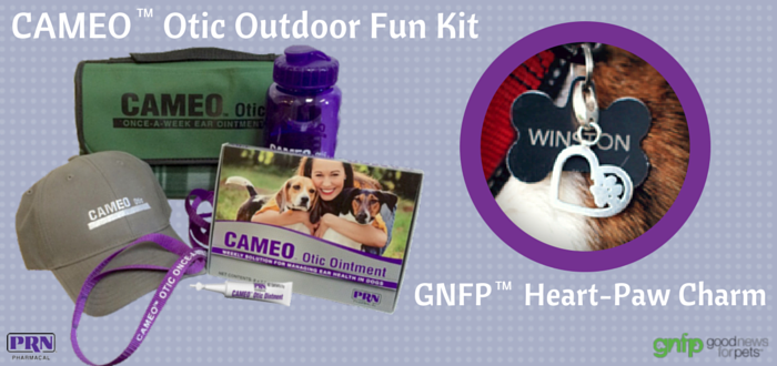 PRN® Pharmacal’s CAMEO™ Otic "Outdoor Fun” Kit & A GNFP™ Heart-Paw Charm Contest